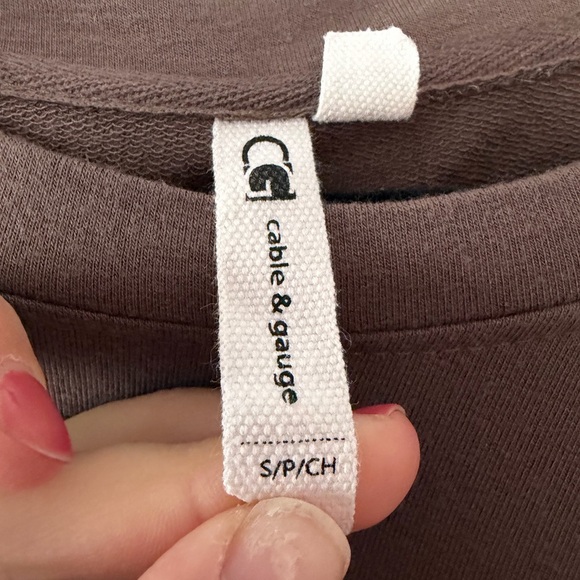 Cable & Gauge Brown Long Sleeve Tie-Waist Dress - Picture 2 of 3